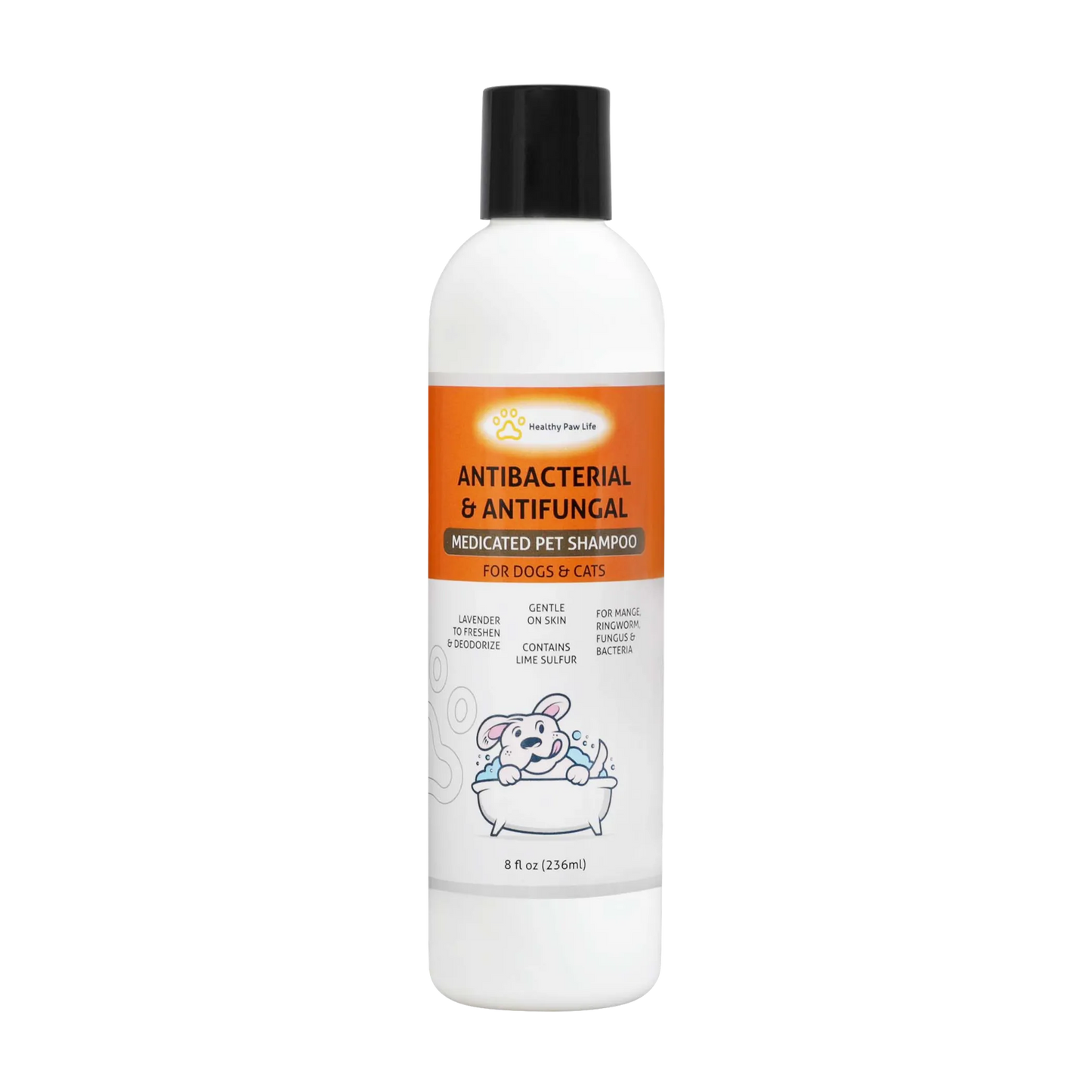 Classic's Medicated Pet Shampoo - Veterinary Treatment Against Ringworm, Mange, Lice, and Dry Skin