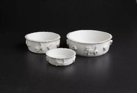 Carmel Ceramic Dog Food/Water Bowl