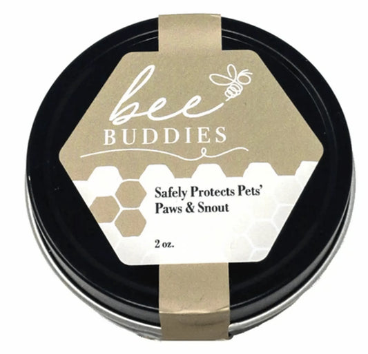 Bee Buddies Pet Paw Protector – Dog wearing paw protection booties – Outdoor paw care for dogs – Rosie's Pet Paradise