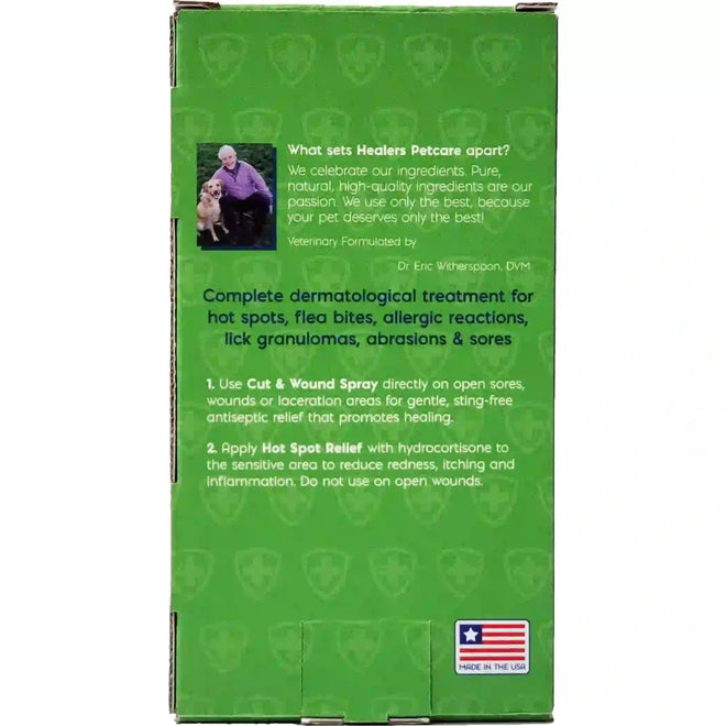 Healers Heal & Repair Kit  treat your pet to pain relief when you shop pet first aid from Healers Pet-care. Kit includes both a wound spray.