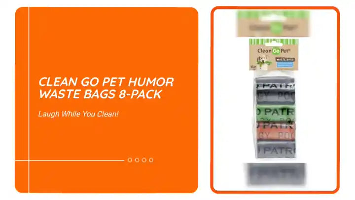 Clean Go Pet Humor Waste Bags 8-Pack by@Outfy